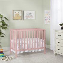 Baby cribs clearance pink